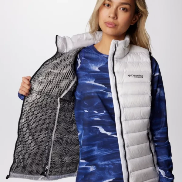 Columbia Women's Arctic Crest Down Vest, White