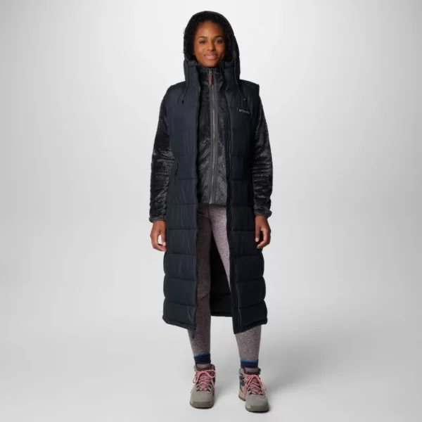 Columbia Women's Pike Lake Long Vest, Black