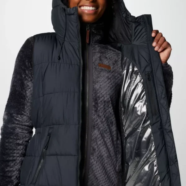 Columbia Women's Pike Lake Long Vest, Black