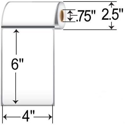 Supply Masters Mobile Printer Labels 4x6 (Case of 24)