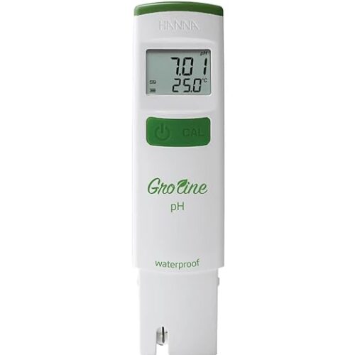 Hanna GroLine Waterproof Hydroponic pH Tester HI98118