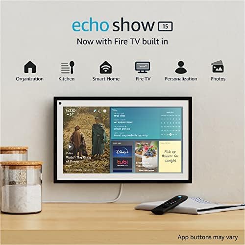Echo Show 15 | Full HD 15.6" smart display