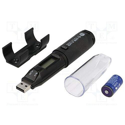 Lascar EL-USB-2-LCD Temp Data Logger, Black