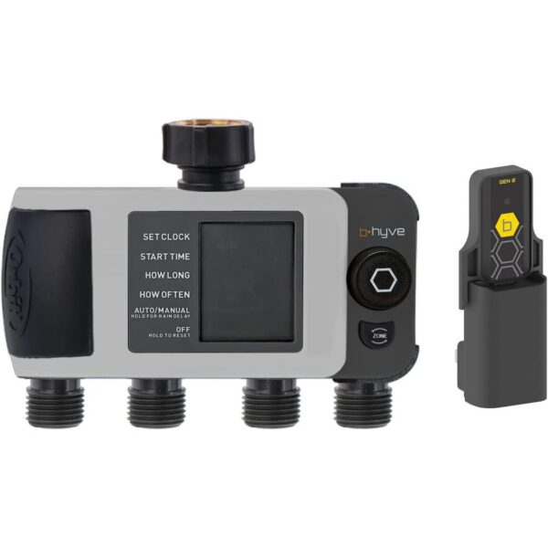 Orbit 24639 B-hyve XD 4-Port Smart Hose Watering Timer with Wi-Fi Hub