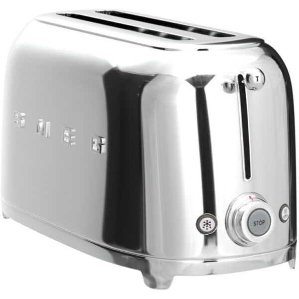 Smeg 4-Slice Toaster-Chrome