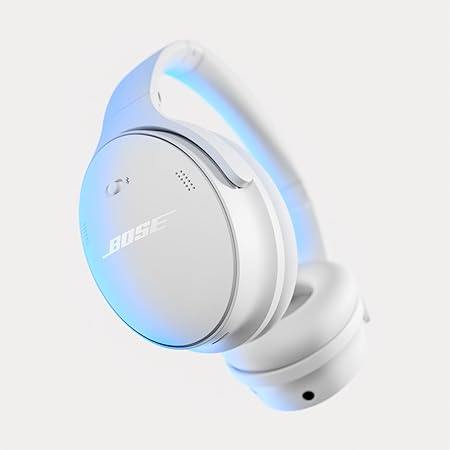 Bose QuietComfort Wireless Noise Cancelling Headphones, White Smoke