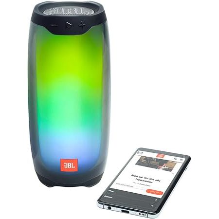 JBL Pulse 4 - Waterproof Portable Bluetooth Speaker, Black