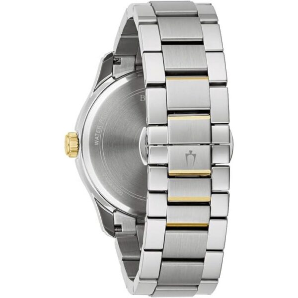 Bulova Men Wilton Watch 98B391, Gold And Sliver