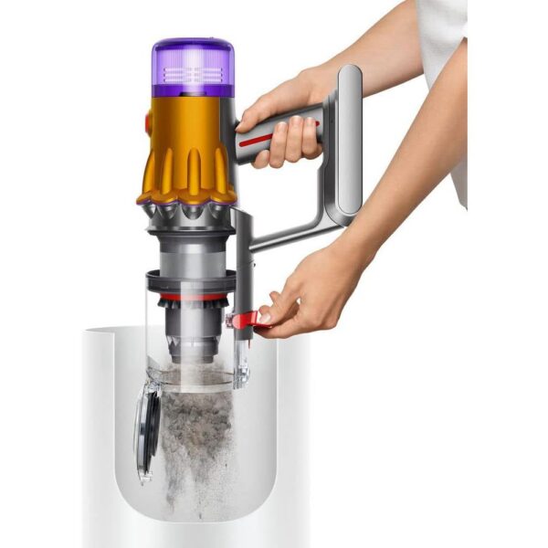 Dyson V12 Detect Slim Cordless Vacuum Cleaner, Yellow/Iron