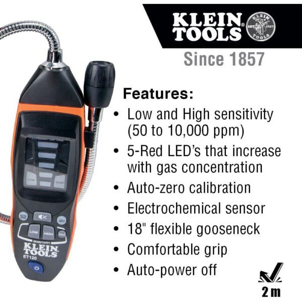 Klein Tools ET120 Gas Leak Detector
