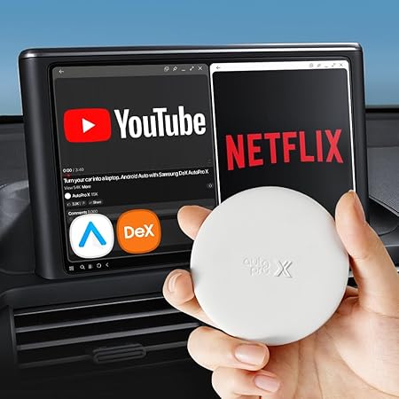 AutoPro X Android Auto Wireless Adapter Samsung DeX Box