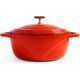 Lodge USA Enamel Dutch Oven, 7.5 qt., Red