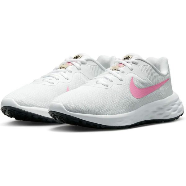 Nike Women's Gymnastics Shoes Sneaker, White/Pink
