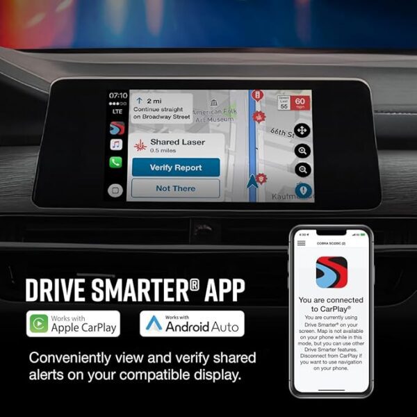 Cobra RAD 480i Laser Radar Detector – Long Range Detection