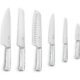 Smeg Black Stainless Steel Knife Block Set