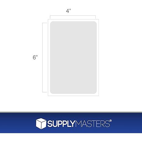 Supply Masters Mobile Printer Labels 4x6 (Case of 24)