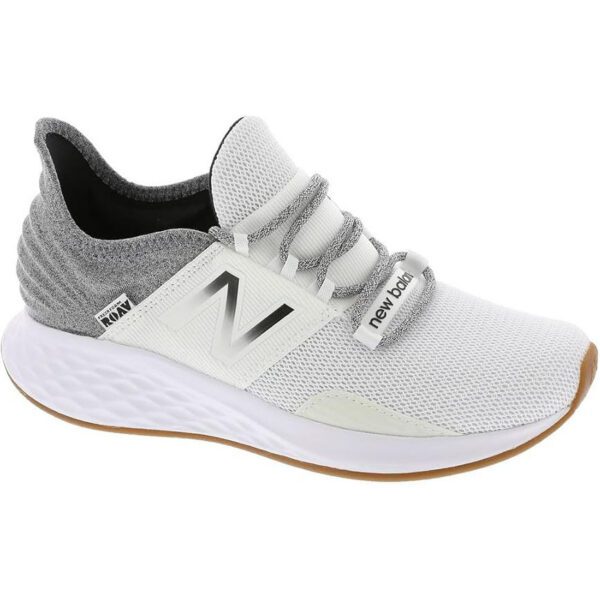 New Balance Women's Fresh Foam ROAV V1 Sneaker, White/Black
