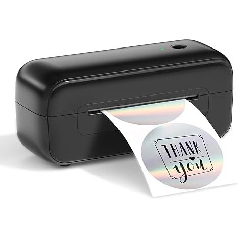 Phomemo Thermal Shipping Label Printer, Black