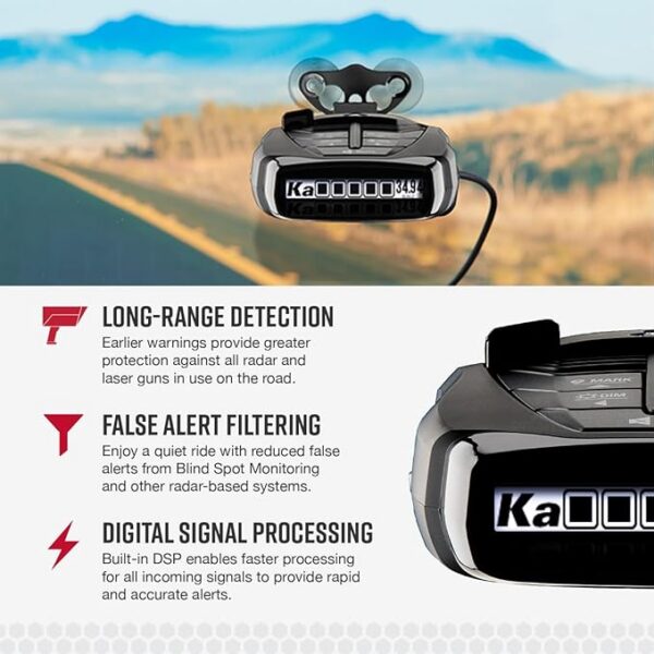 Cobra RAD 480i Laser Radar Detector – Long Range Detection