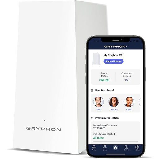 Gryphon AX – Ultra-Fast Mesh WiFi 6 Parental Control Router