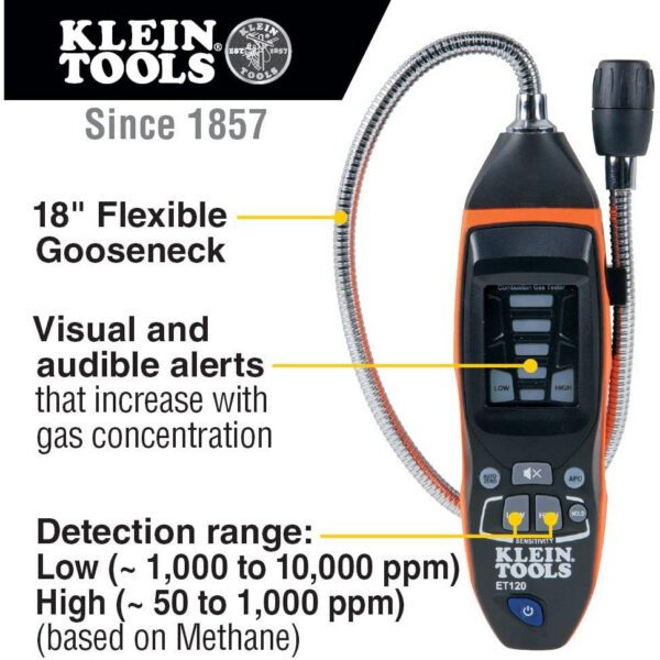 Klein Tools ET120 Gas Leak Detector
