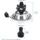 RV City Water Inlet with Pressure Reducing Valve
