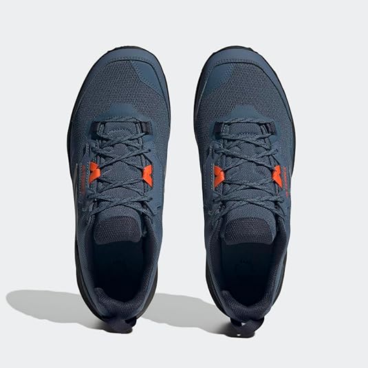 adidas Men's Terrex AX4 Hiking Shoe, Wonder Steel/Grey/Impact Orange