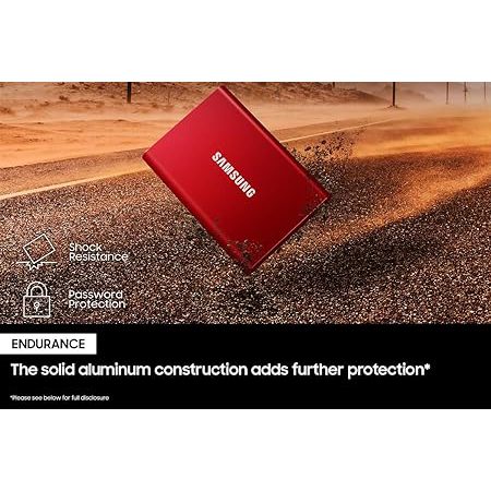 SAMSUNG SSD T7 Portable External Solid State Drive 2TB