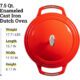 Lodge USA Enamel Dutch Oven, 7.5 qt., Red