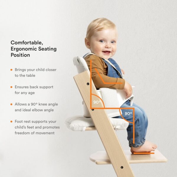 Tripp Trapp High Chair from Stokke, Storm Grey - Adjustable