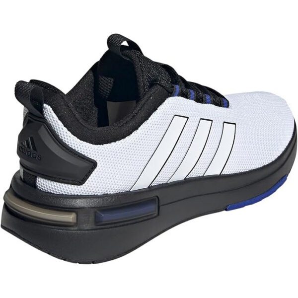 adidas Men's Racer TR23 Sneaker, White/Black/Lucid Blue