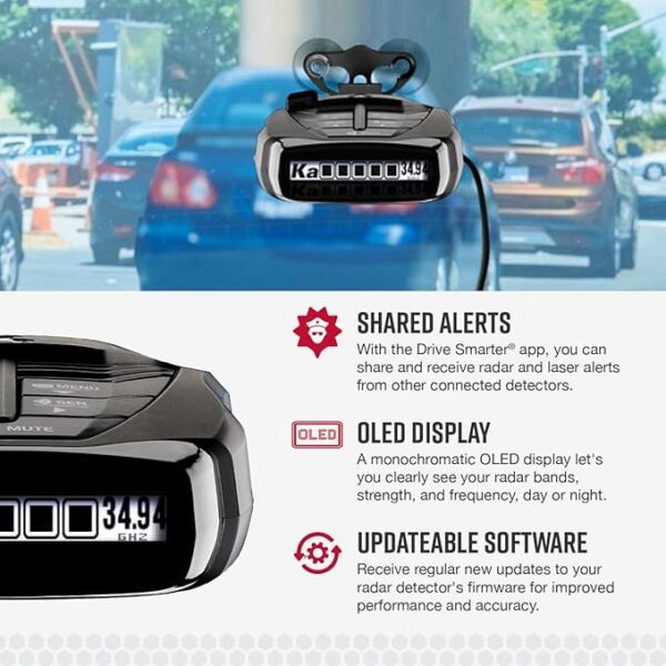 Cobra RAD 480i Laser Radar Detector – Long Range Detection
