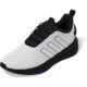 adidas Men's Racer TR23 Sneaker, White/Black/Lucid Blue