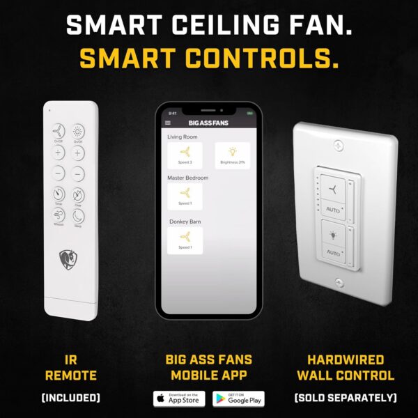 Big Ass Fans – Haiku White, Smart Ceiling Fan