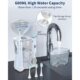 All-in-One Water Flosser & Ultrasonic Toothbrush Combo, White