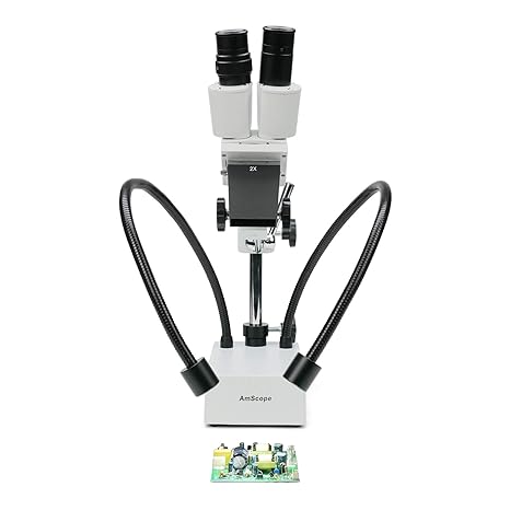 AmScope SE420-2L 20X Compact Fixed-Lens Microscope