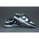 Nike Dunk Low Mens Sneakers, White/Black/White