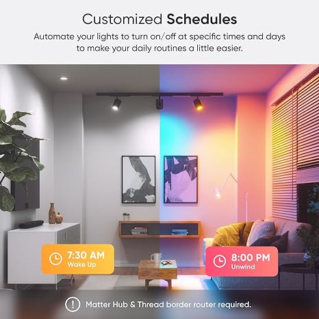 Nanoleaf Essentials Smart LED Color-Changing Light Bulb (60W)