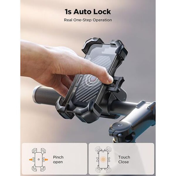 JOYROOM Motorcycle Phone Mount, Bike Phone Holder for Bicycle