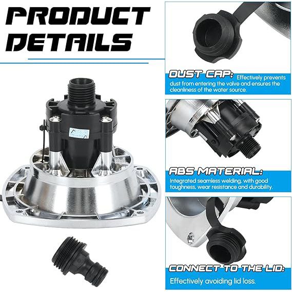 RV City Water Inlet with Pressure Reducing Valve