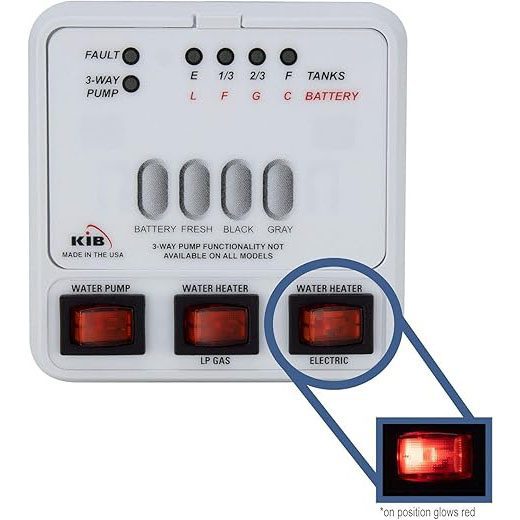 RV Tank Sensor Monitor Panel M23, KIB Replacement