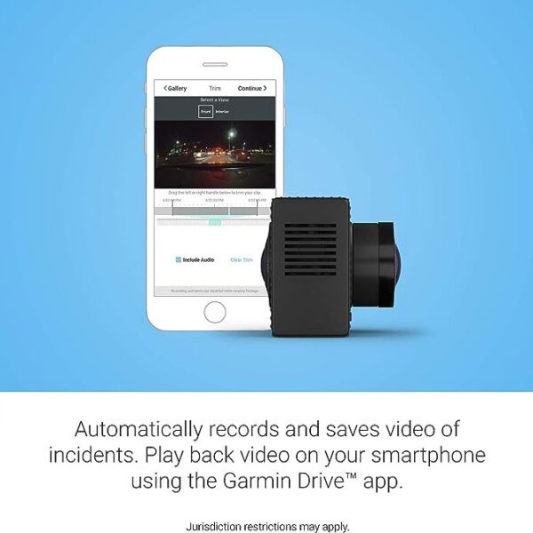 Garmin Dash Cam Tandem Dual-Lens Dash Cam
