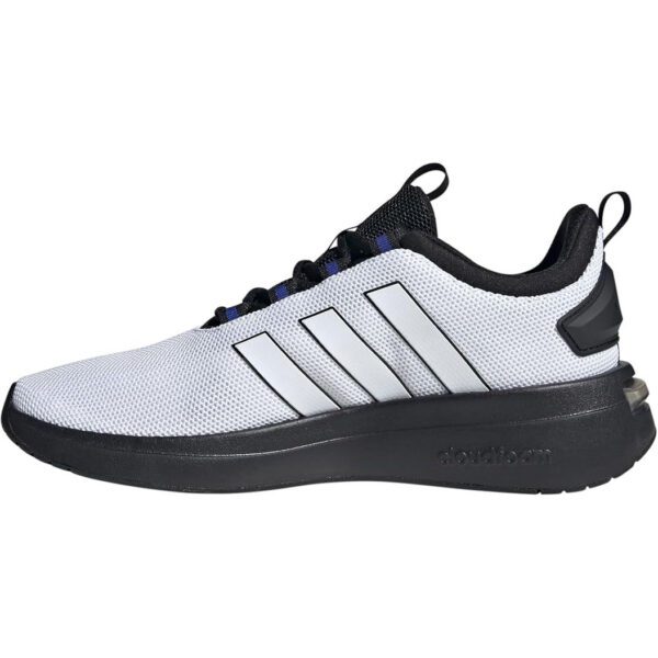 adidas Men's Racer TR23 Sneaker, White/Black/Lucid Blue
