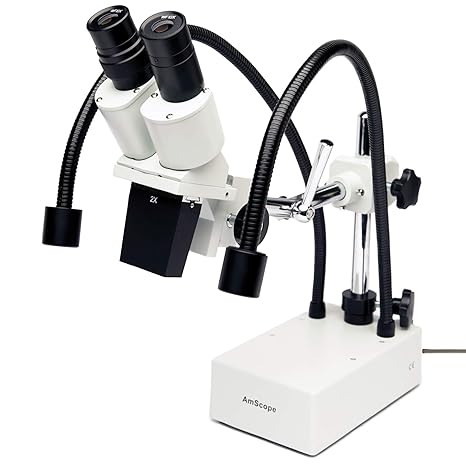 AmScope SE420-2L 20X Compact Fixed-Lens Microscope
