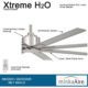 MINKA-AIRE F896-65-BNW  Xtreme H2O 65 Inch Outdoor Ceiling Fan