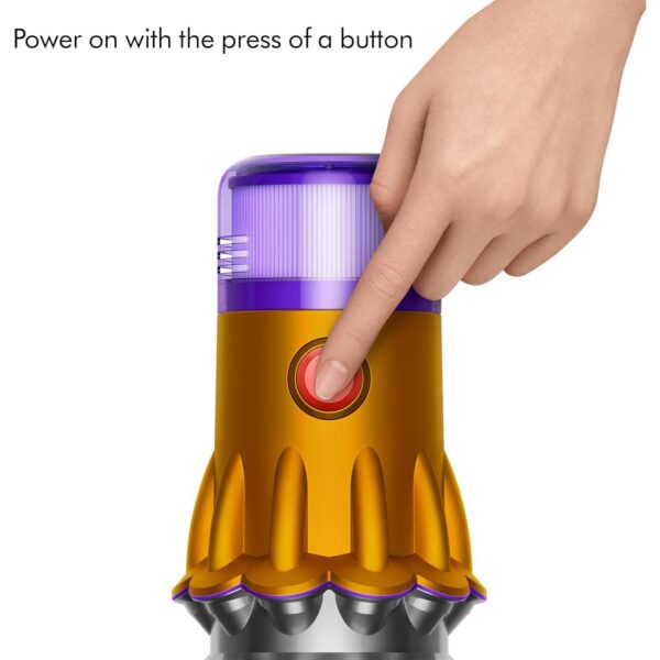 Dyson V12 Detect Slim Cordless Vacuum Cleaner, Yellow/Iron