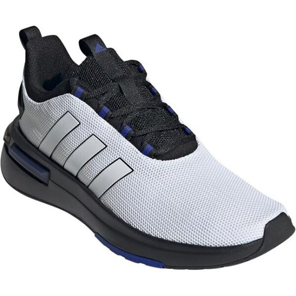 adidas Men's Racer TR23 Sneaker, White/Black/Lucid Blue