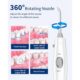 All-in-One Water Flosser & Ultrasonic Toothbrush Combo, White