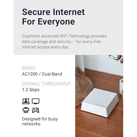 Gryphon Guardian Parental Control Router & Mesh WiFi System