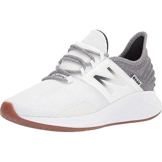 New Balance Women's Fresh Foam ROAV V1 Sneaker, White/Black